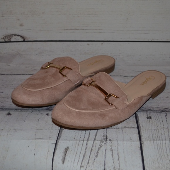 Paprika Dusty Rose Gold Slip On Size 9 - Picture 1 of 4